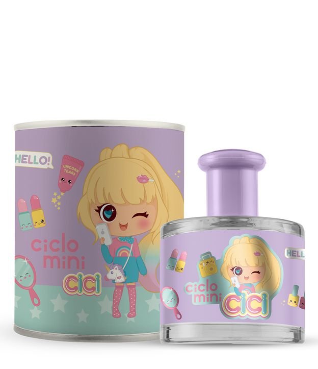 Perfume Infantil Feminino Ciclo Mini Cici Bela Ciclo Cosméticos 