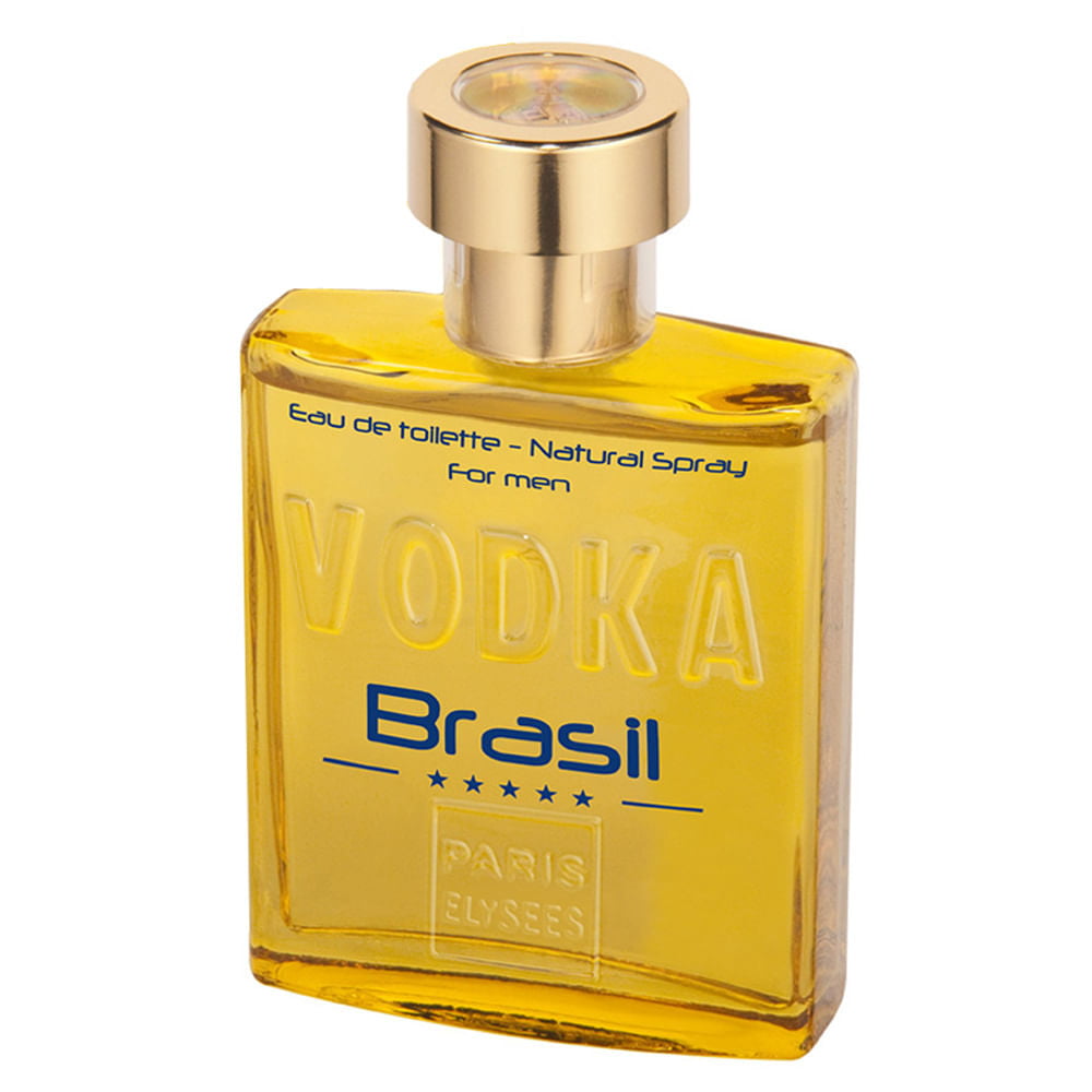 Perfume Masculino Vodka Brasil Yellow Paris Elysees Eau de Toilette 