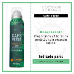 Desodorante Corporal Café Verde L'Occitane Au Brésil 