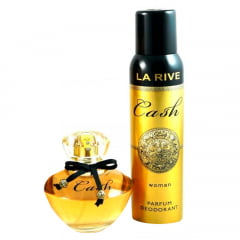 Kit Feminino Perfume Cash Woman Eau de Parfum + Desodorante Cash Woman La Rive 