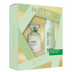 Kit Feminino Perfume Live Free Eau de Toieltte + Desodorante Spray Benetton 