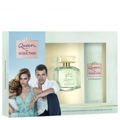 Kit Feminino Perfume Queen Of Seduction Eau de Toilette + Desodorante Queen Of Seduction Antonio Banderas 