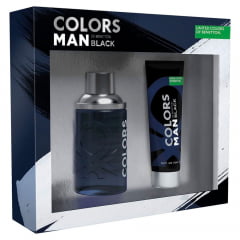 Kit Masculino Colors Man Black Benetton 
