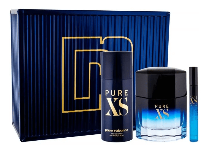Kit Masculino Perfume Pure XS Eau de Toilette + Travel Size Pure XS Eau de Toilette + Desodorante Pure XS Paco Rabanne 