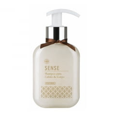 Kit Masculino Shampoo para Cabelo e Corpo Sense 2 + Gel Hidratante para Mãos e Corpo Flora Vie 