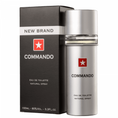 Perfume Masculino Commando New Brand Eau de Toilette
