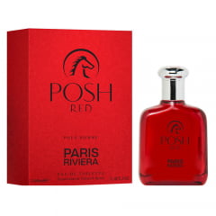 Perfume Masculino Posh Red Pour Homme Paris Riviera Eau de Toilette 